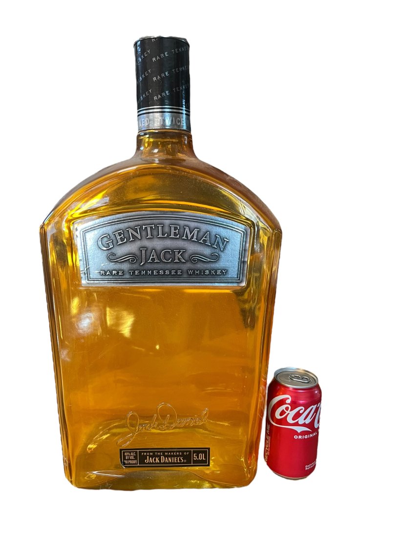Vintage Gentleman Jack by Jack Daniel’s Whiskey Big Store Display Bottle (1 of 5)