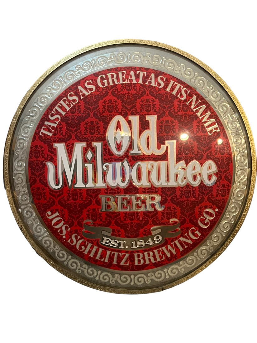 Vintage Old Milwaukee Beer Advertising Sign (1 of 6)