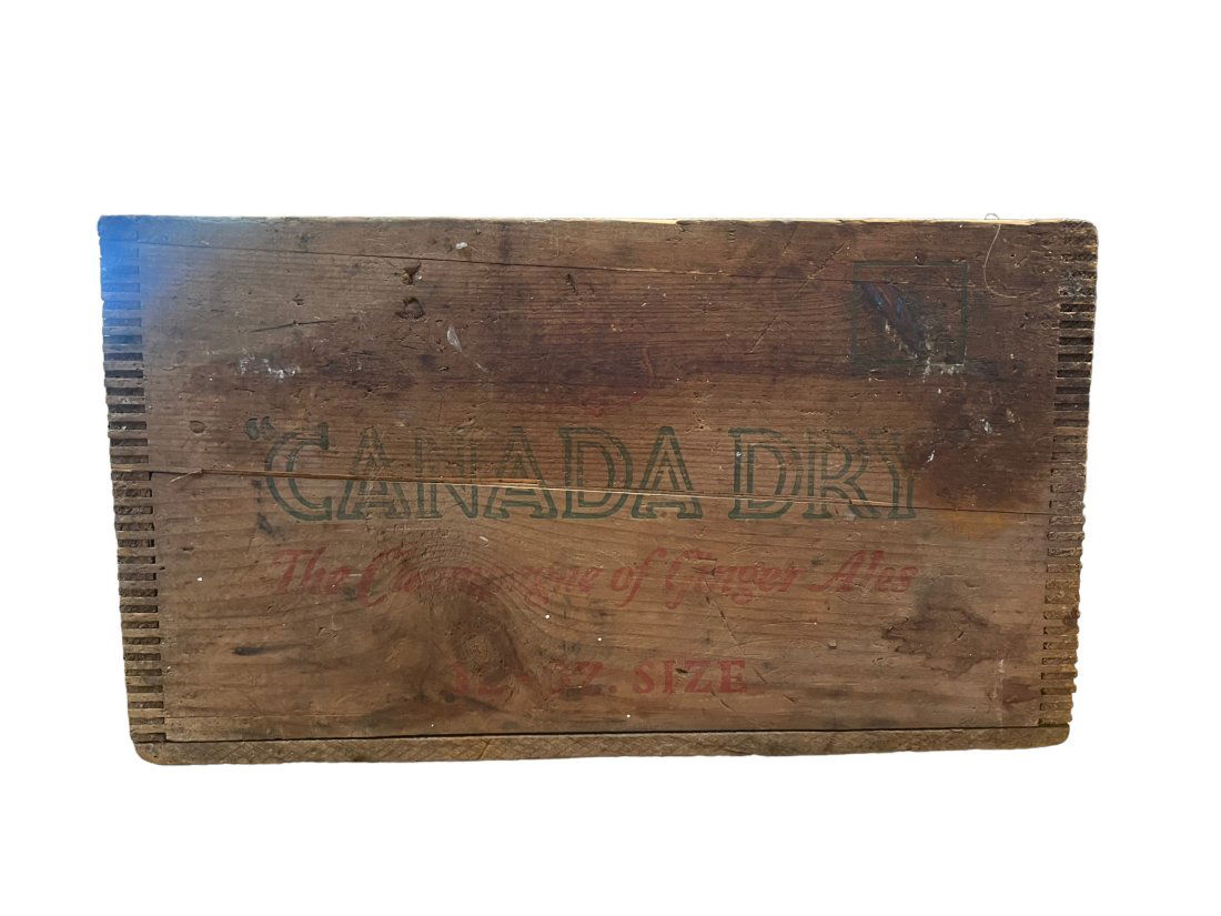 Old Canada Dry Advertising Crate (1 of 4)