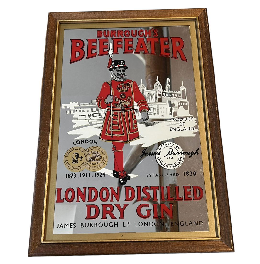 Vintage Beefeater Gin Mirrored Advertising Sign (1 of 7)