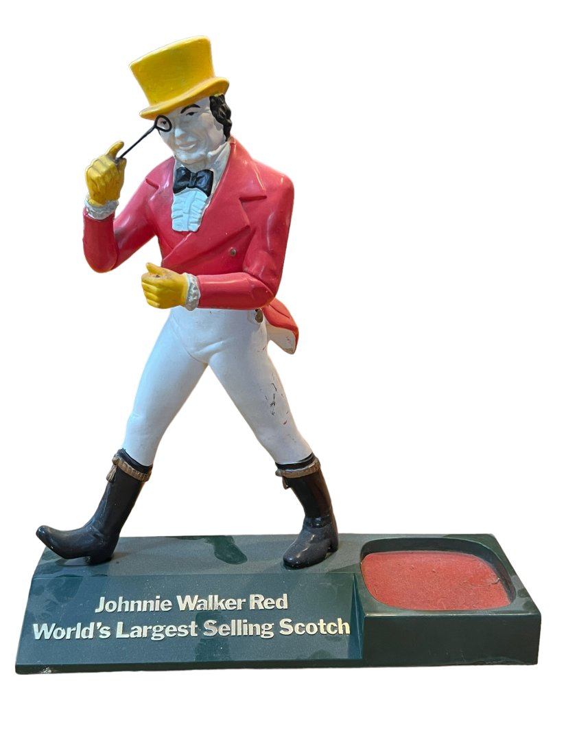 Vintage Johnnie Walker Red Striding Man Bottle Holder Advertising Store Display (1 of 5)