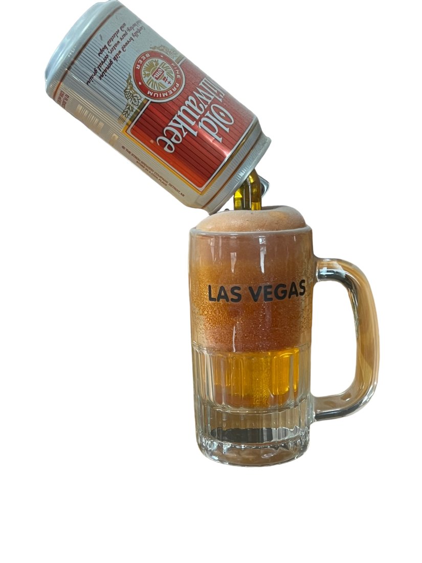 Vintage Old Milwaukee Las Vegas Illusion Advertising Back Bar Pub Store Display (1 of 5)