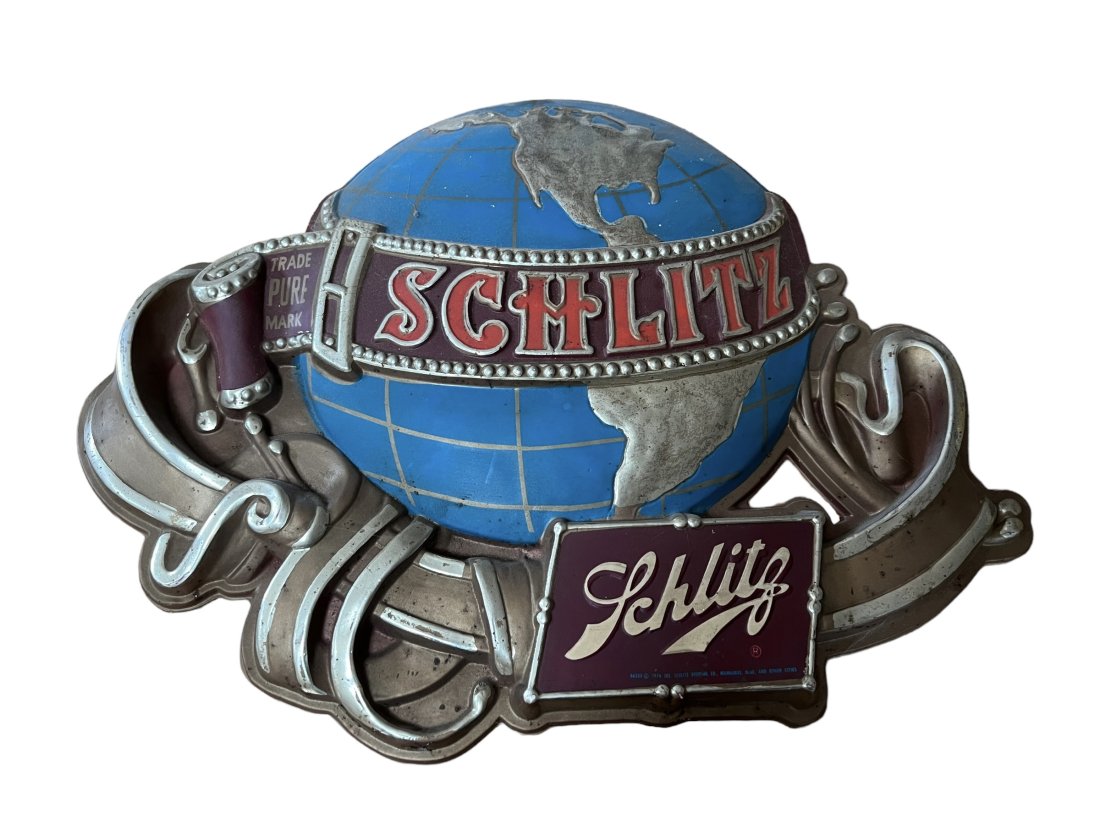 Vintage Schlitz Beer Advertising Back Bar Pub Store Display (1 of 6)