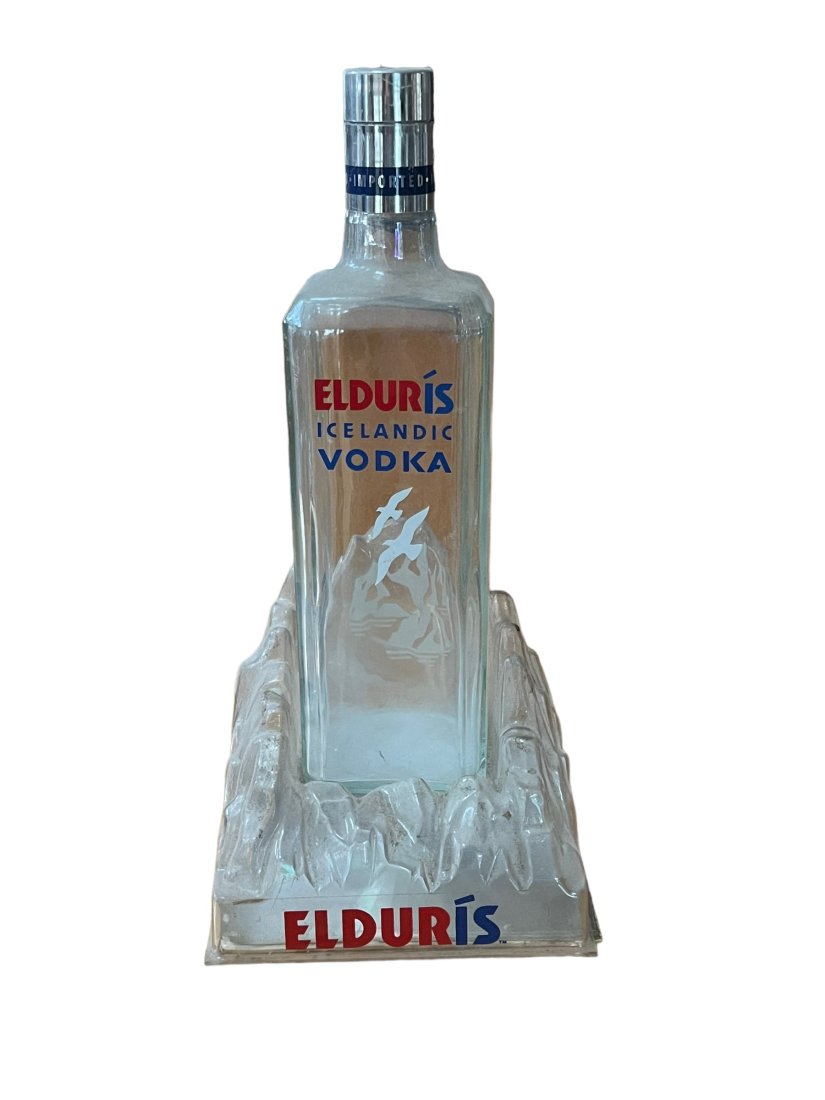 Vintage Elduris Icelandic Vodka Advertising Back Bar Store Display (1 of 5)