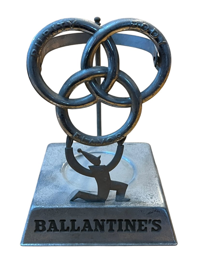 Vintage Ballantine’s Advertising Holder Display Circus Clown Juggling Theme: Vintage Ballantine’s Advertising Holder Display. Circus Clown Juggling Theme.
