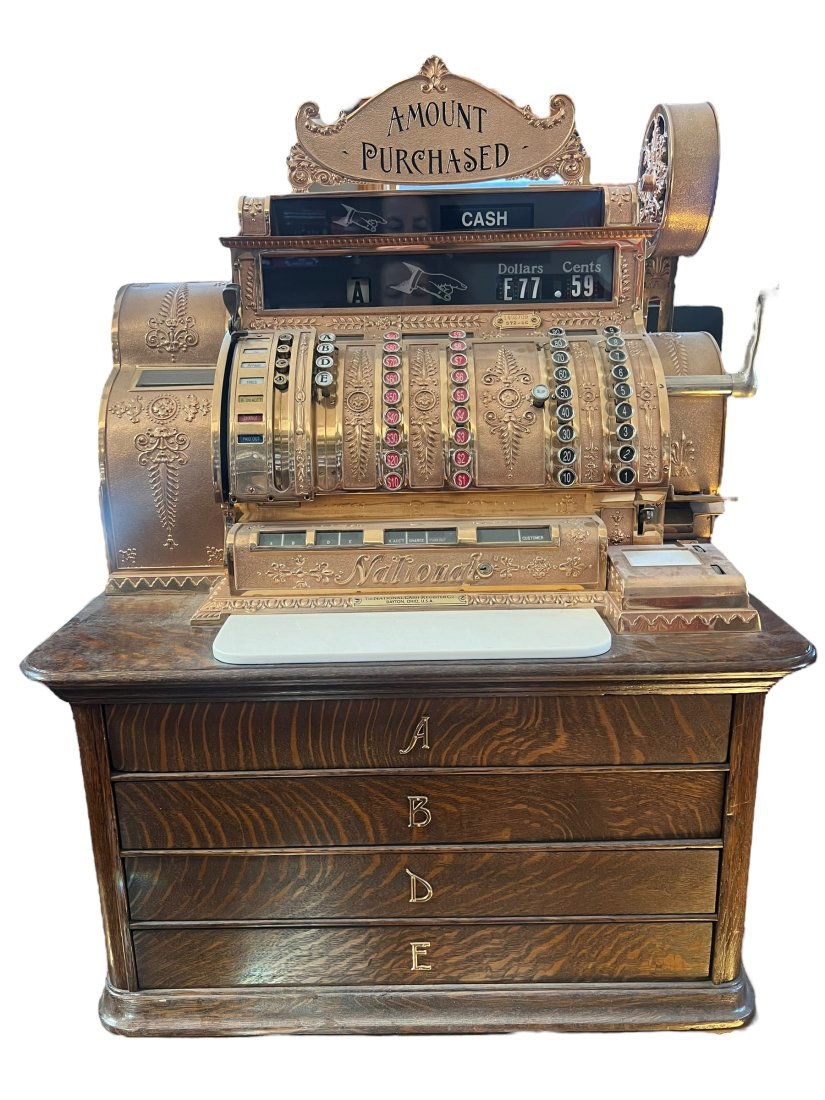 Antique 1891 National Cash Register
