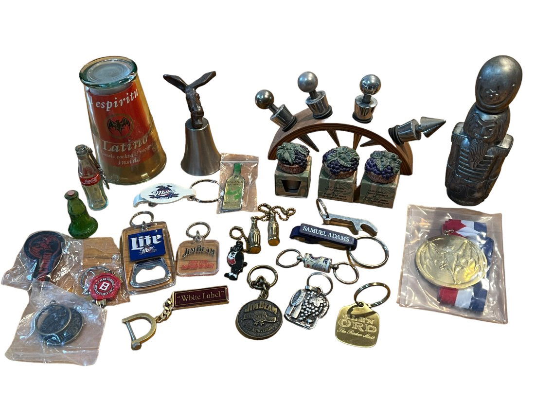 Large lot of Advertising Premiums Keychains Bottle Openers and More: Large lot of Advertising Premiums Keychains Bottle Openers and More.