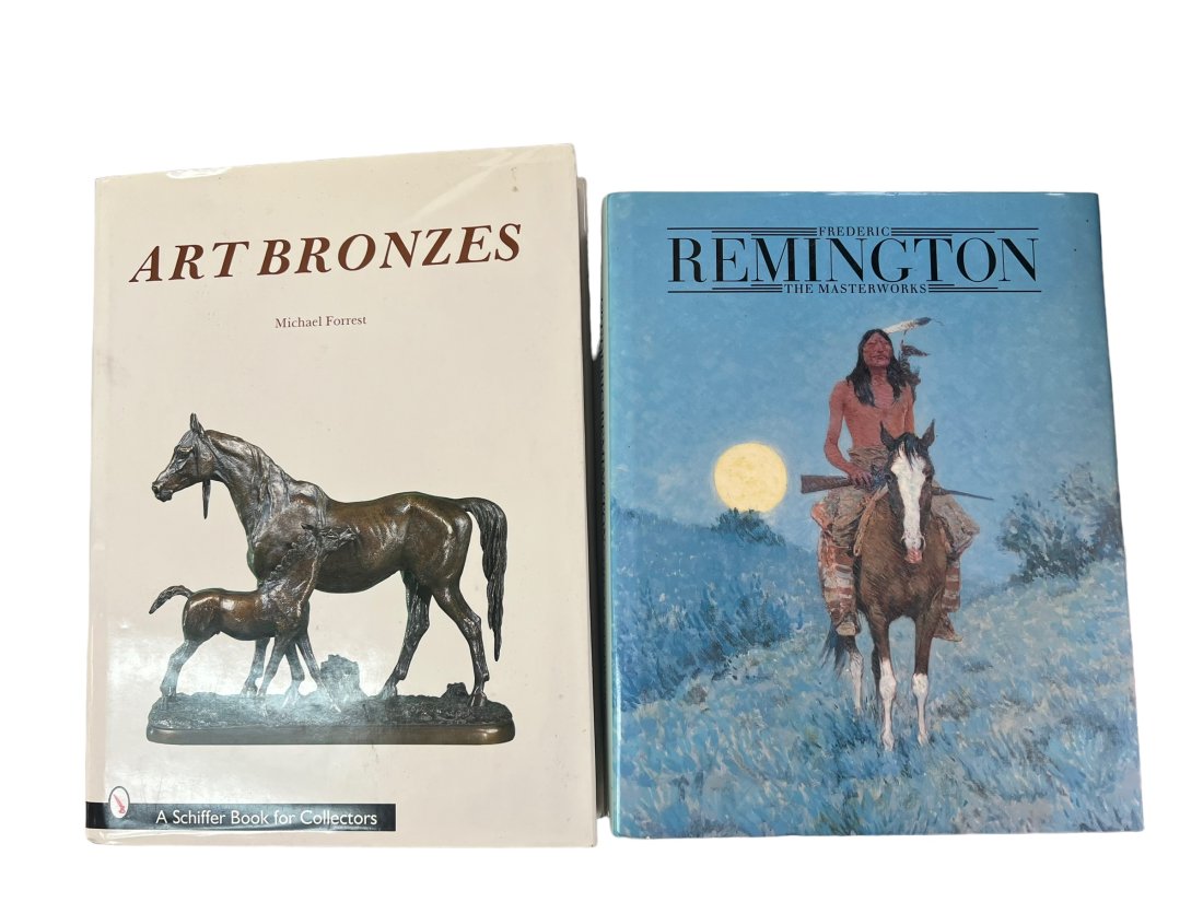 2 Art Books on Bronze Scultures Frederic Remington The Masterworks and Art Bronzes (1 of 3)