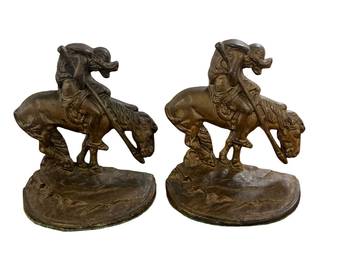 End of the Trail Bookends: End of the Trail Bookends.