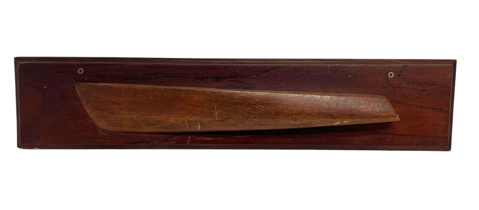 Antique Carved Wooden Half Hull Ship’s Model (1 of 5)