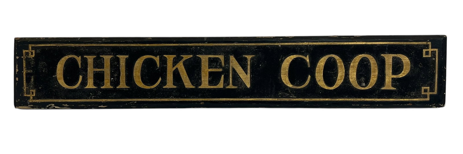Antique Smaltz Paint Chicken Coop Sign (1 of 9)