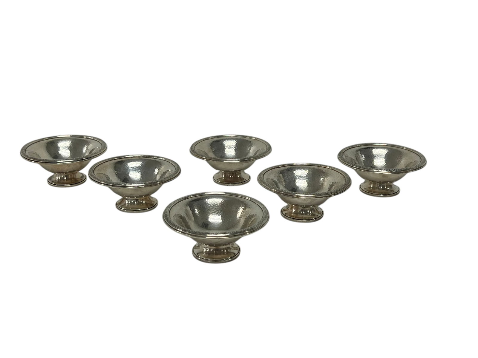 6 Sterling Silver Footed Sherbet Dessert Bowls (1 of 5)