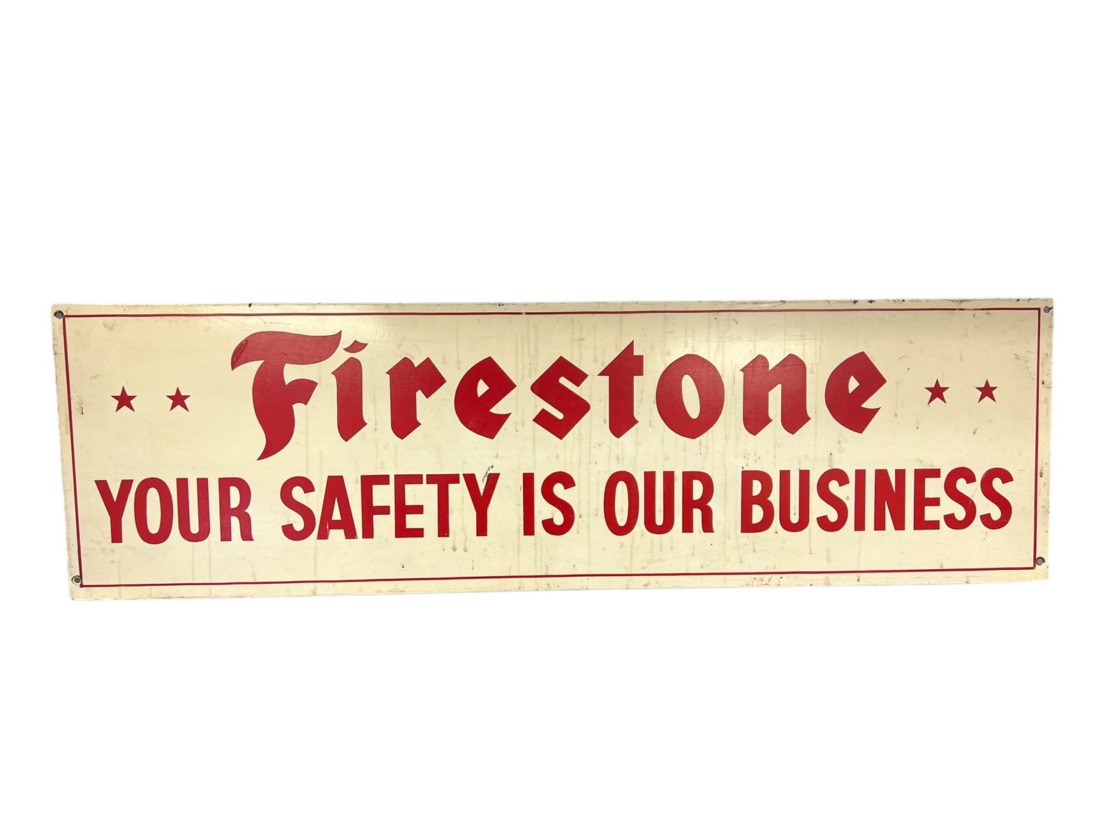 Firestone Your Safety is Our Business Tires Advertising Sign (1 of 7)