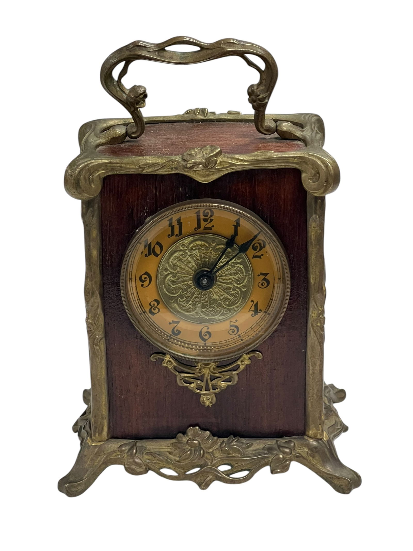 Art Nouveau Musical Chime Carriage Clock (1 of 9)