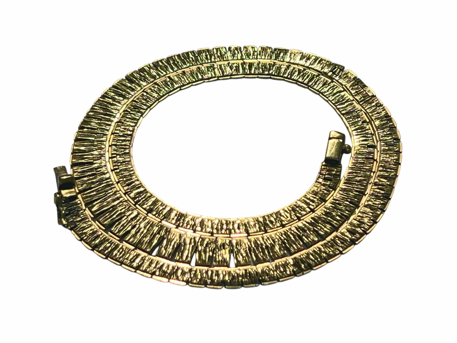 14K Gold Graduated Necklace 18 Inch (1 of 9)