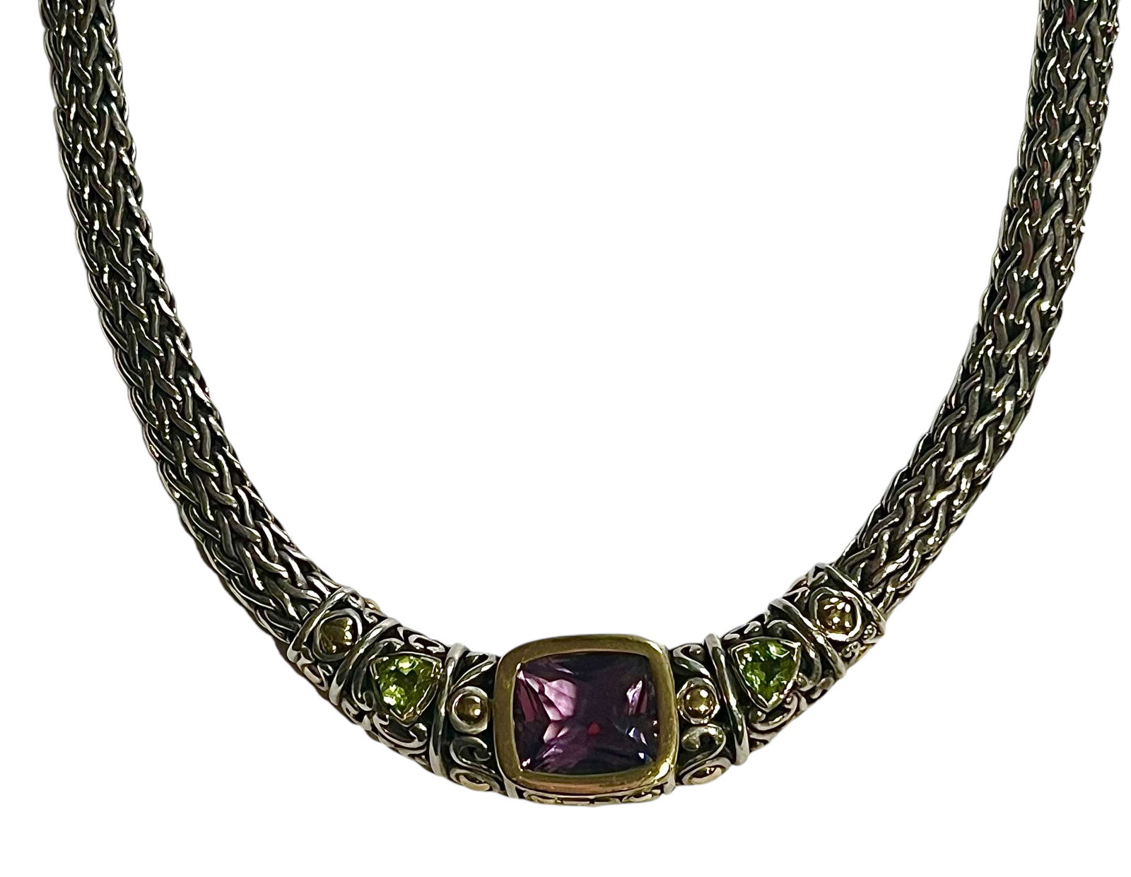 Batu Sari John Hardy Collection Sterling and 18K Necklace (1 of 15)