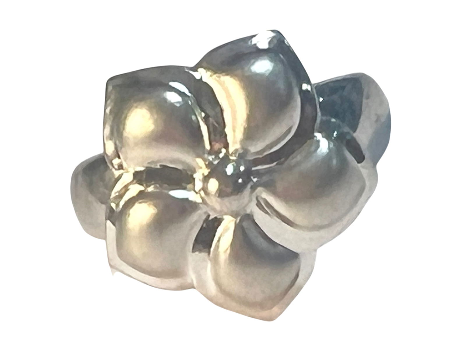 Elizabeth Rand Sterling Silver Flower Ring (1 of 9)