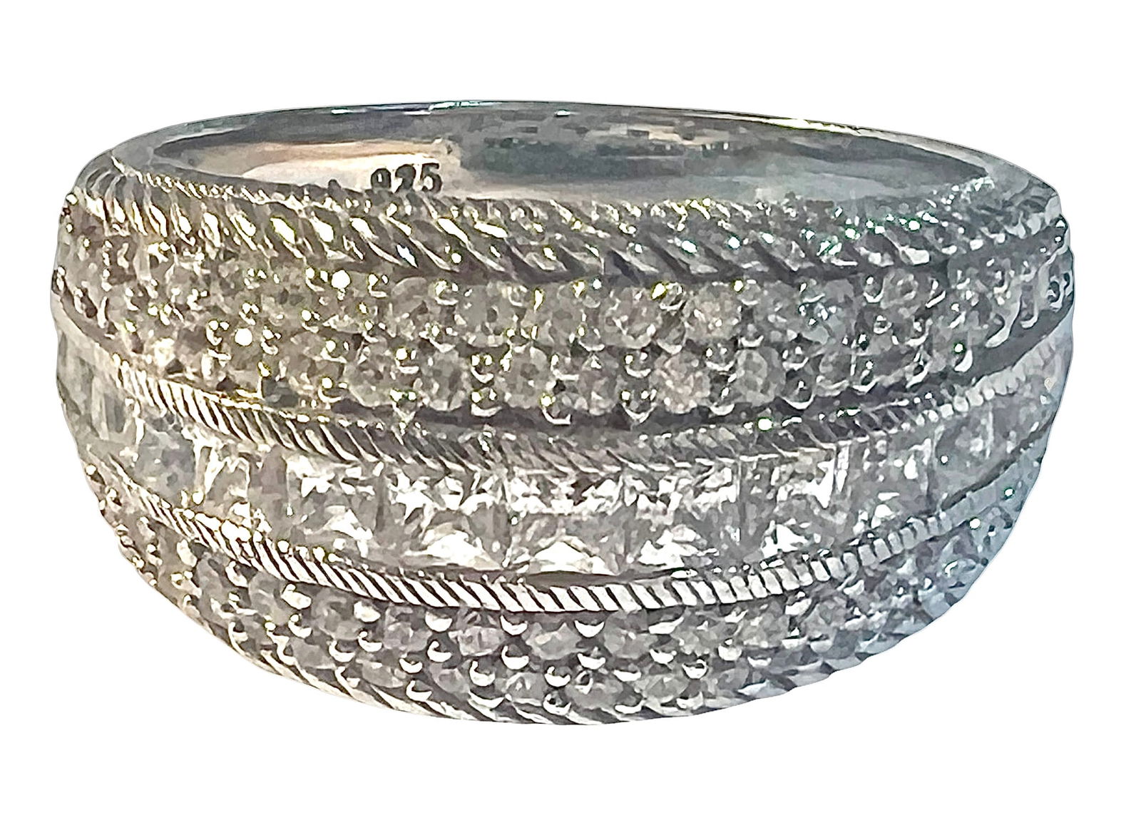 Judith Ripka Sterling Silver Ring (1 of 9)