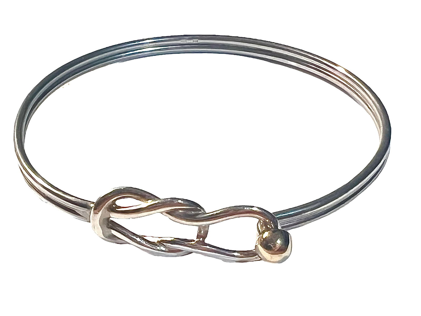 14K and Sterling Silver Cape Cod Fisherman’s Knot Love Knot Bracelet (1 of 9)