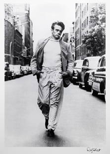 Roy Schatt, James Dean West 68th Street NYC, XL: Roy Schatt, (1909-2002) James Dean West 68th Street NYC, XL. 1954/2000. From the limited portfolio 'JAMES DEAN NEW YORK 1954 IMAGES BY ROY SCHATT' published under the supervision of Roy Schatt in 2000