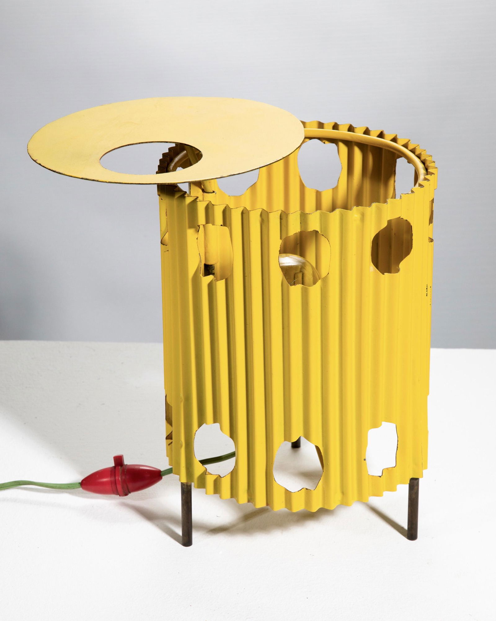 Mathieu Matégot, Table Lamp Java, yellow (1 of 4)