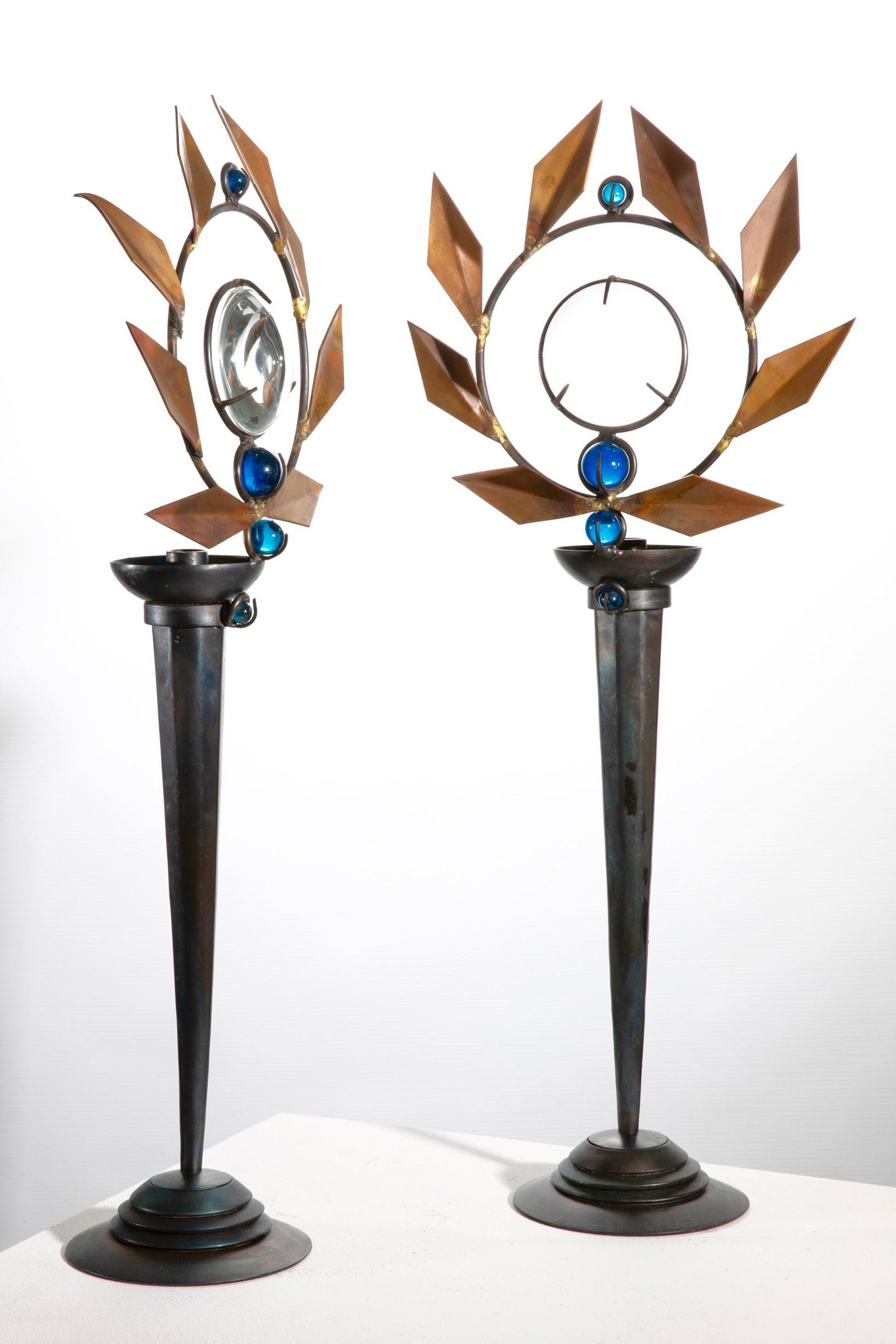 Marc Brazier-Jones, 2 Candleholders Model Olympia (1 of 5)