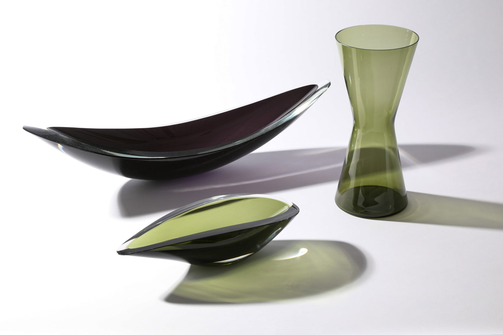 Kaj Franck, Nuutajärvi Notsjö, 2 Bowls and Vase (1 of 10)