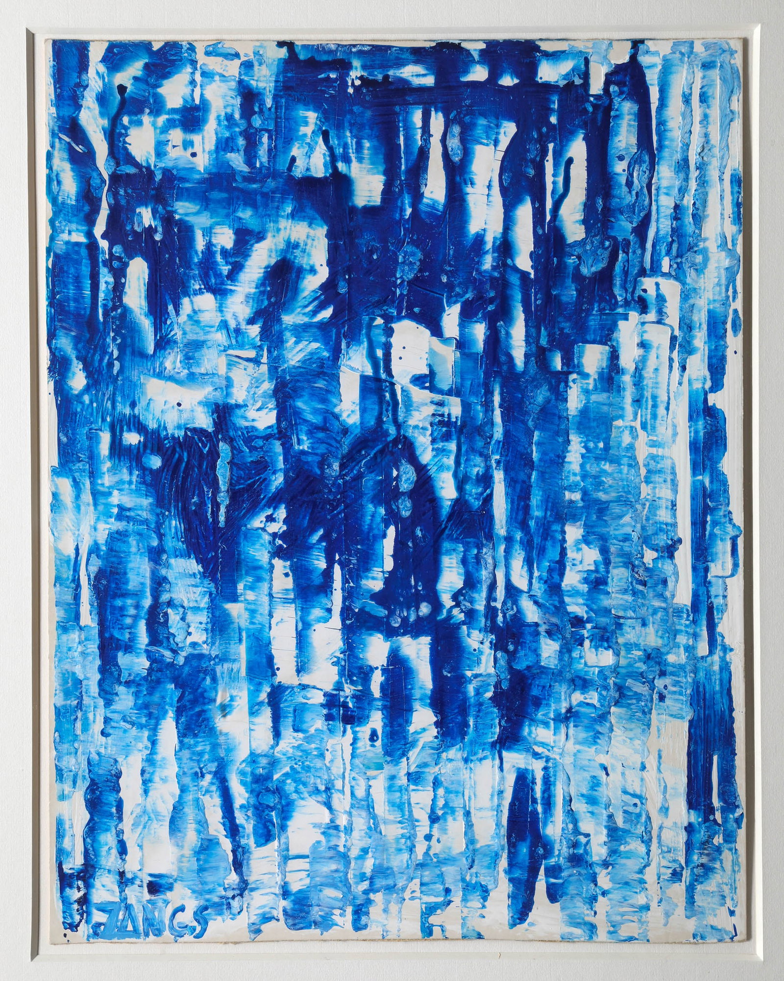 Herbert Zangs*, Scheibenwischer / windshield wiper, blue (1 of 4)