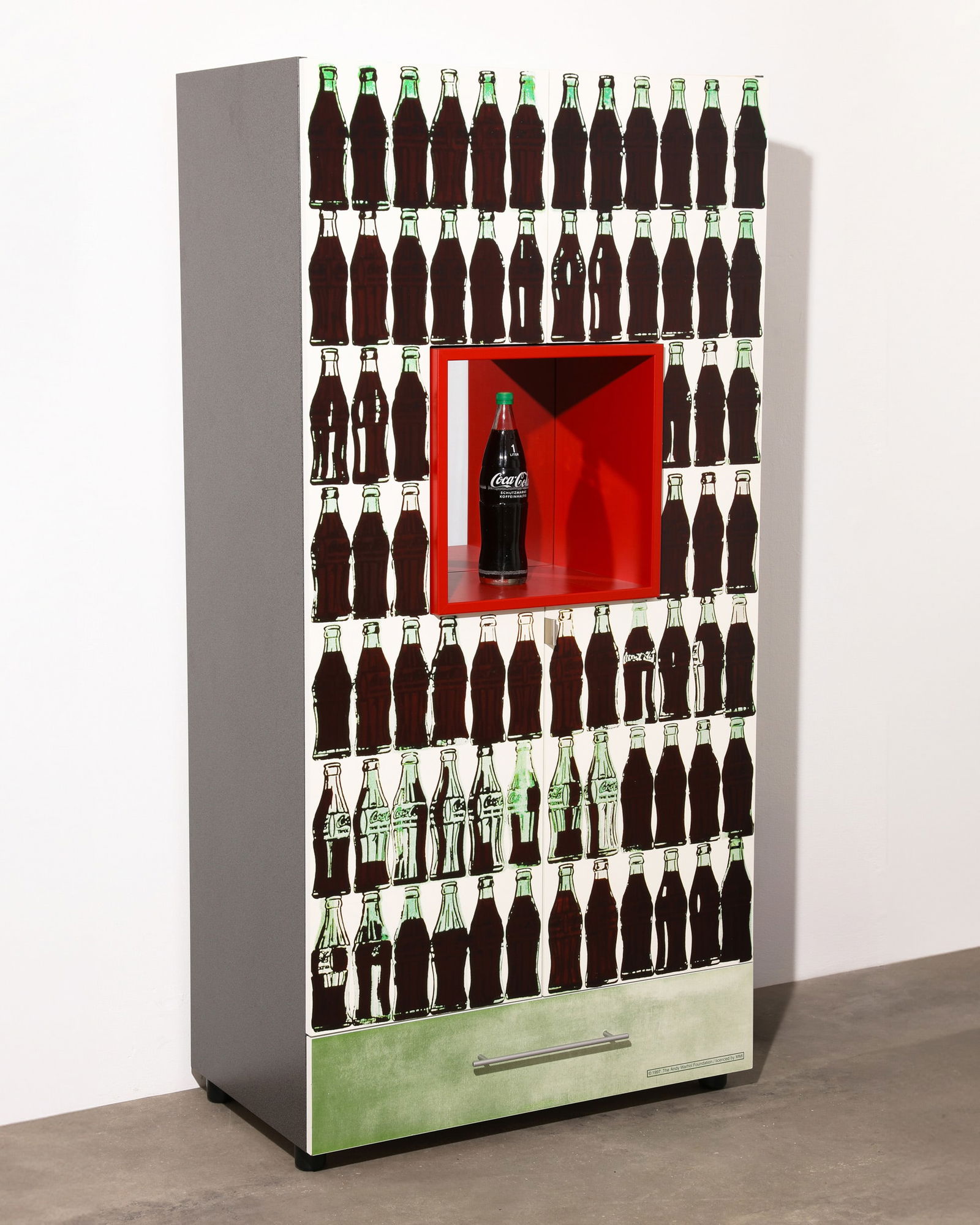 Andy Warhol, hb Collection, limited bar cabinet motif 210 Coca-Cola Bottles 1962 (1 of 9)