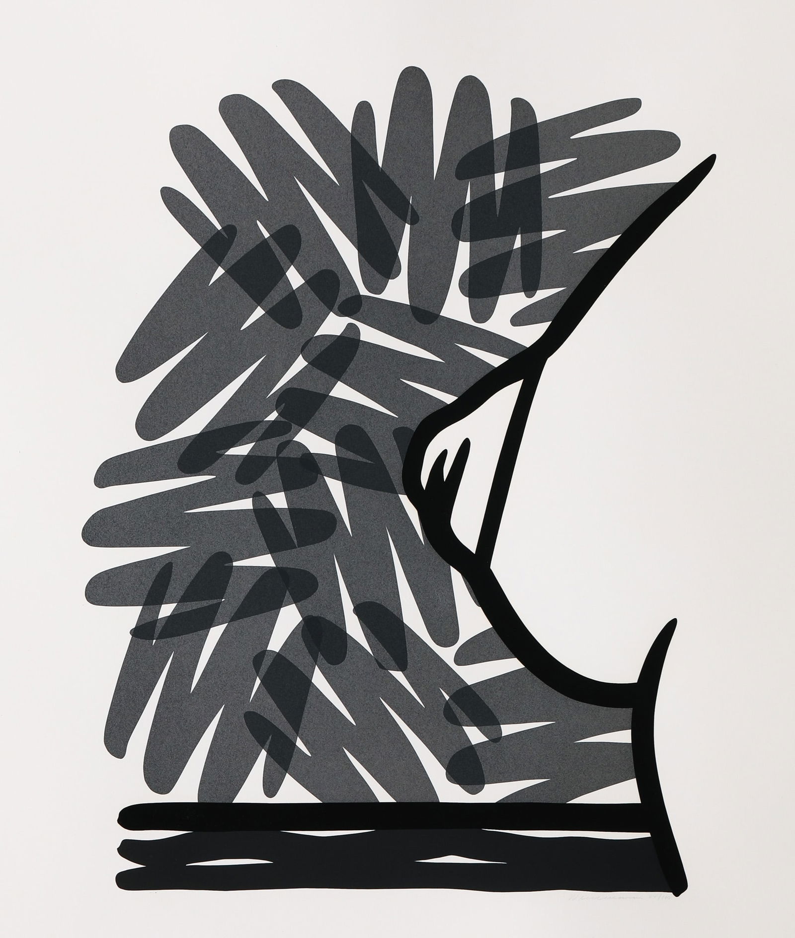 Tom Wesselmann, Seascape Tit with Scribble, 1991. Ex. 84/100 (1 of 7)