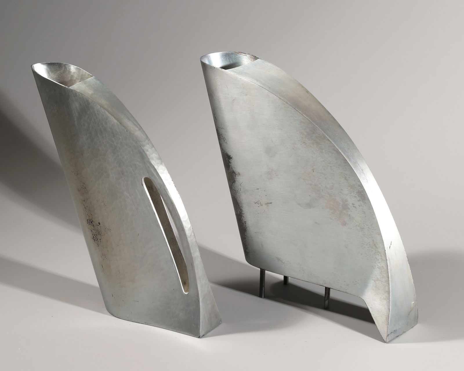 Massimo Iosa Ghini, Argenteria Merano for Design Gallery Milano, Jug Unstabile and other jug (1 of 4)