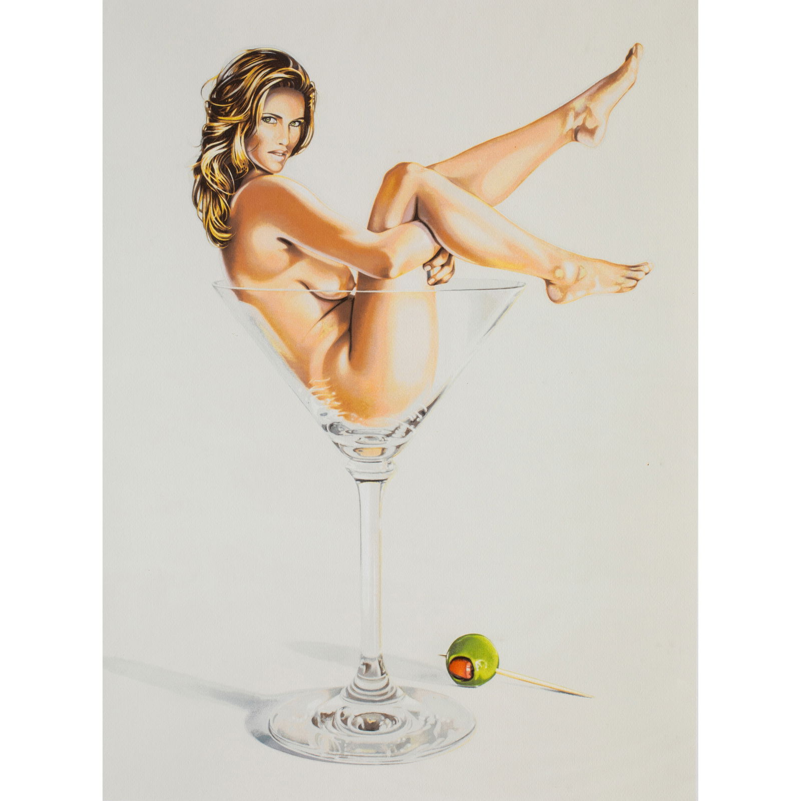 Mel Ramos (1935-2018), 'Martini Miss', (1995) (1 of 5)