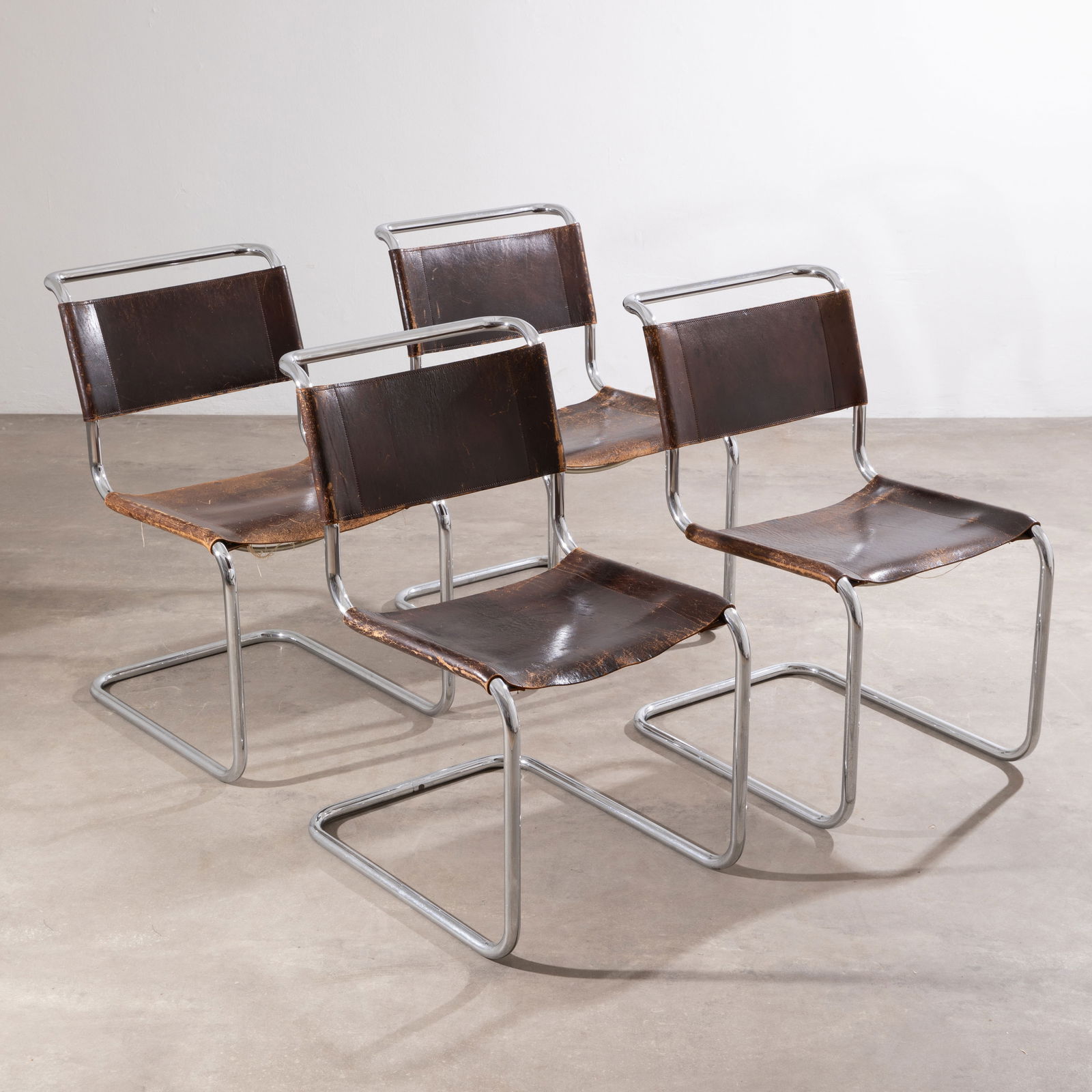 Mart Stam, 4 cantilever chairs model S 33 (1 of 4)