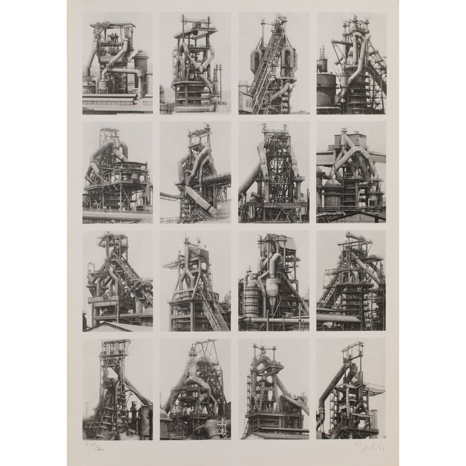 Bernd and Hilla Becher*, Untitled (Blast Furnaces), 1971 (1 of 4)