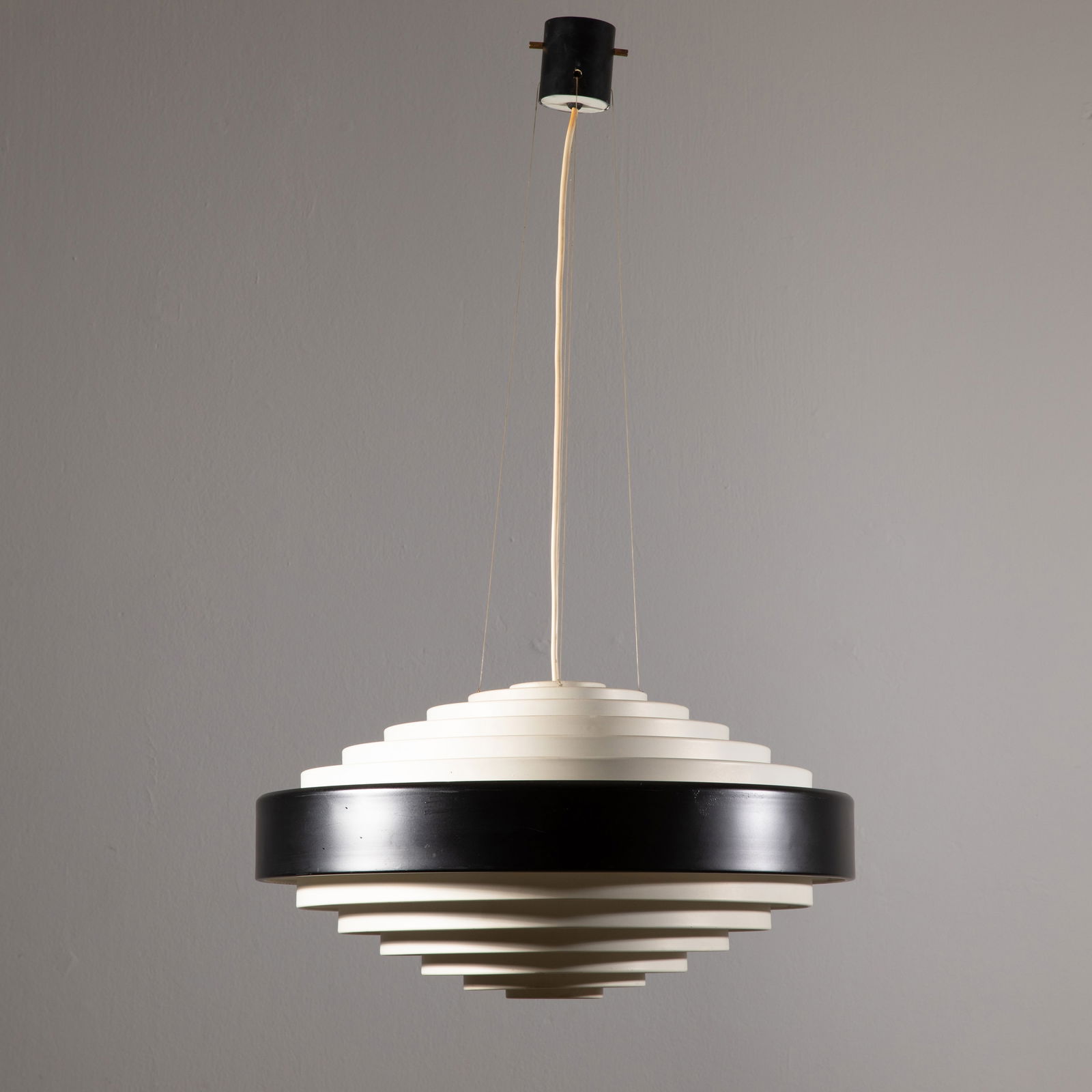 Bruno Gatta, Rare pendant lamp model 1088 (1 of 4)