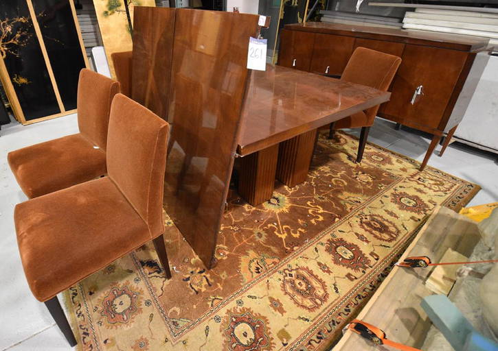 Baker Archetype Coll. Dining Table and Server, 6 Chairs Aug 23, 2018 AJ Willner Auctions in NJ