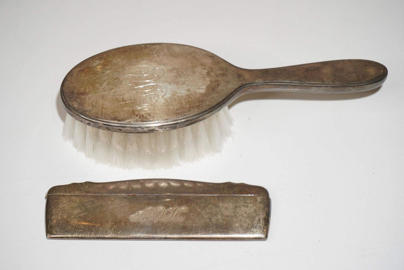 TIFFANY & CO. STERLING SILVER COMB & BRUSH (1 of 3)