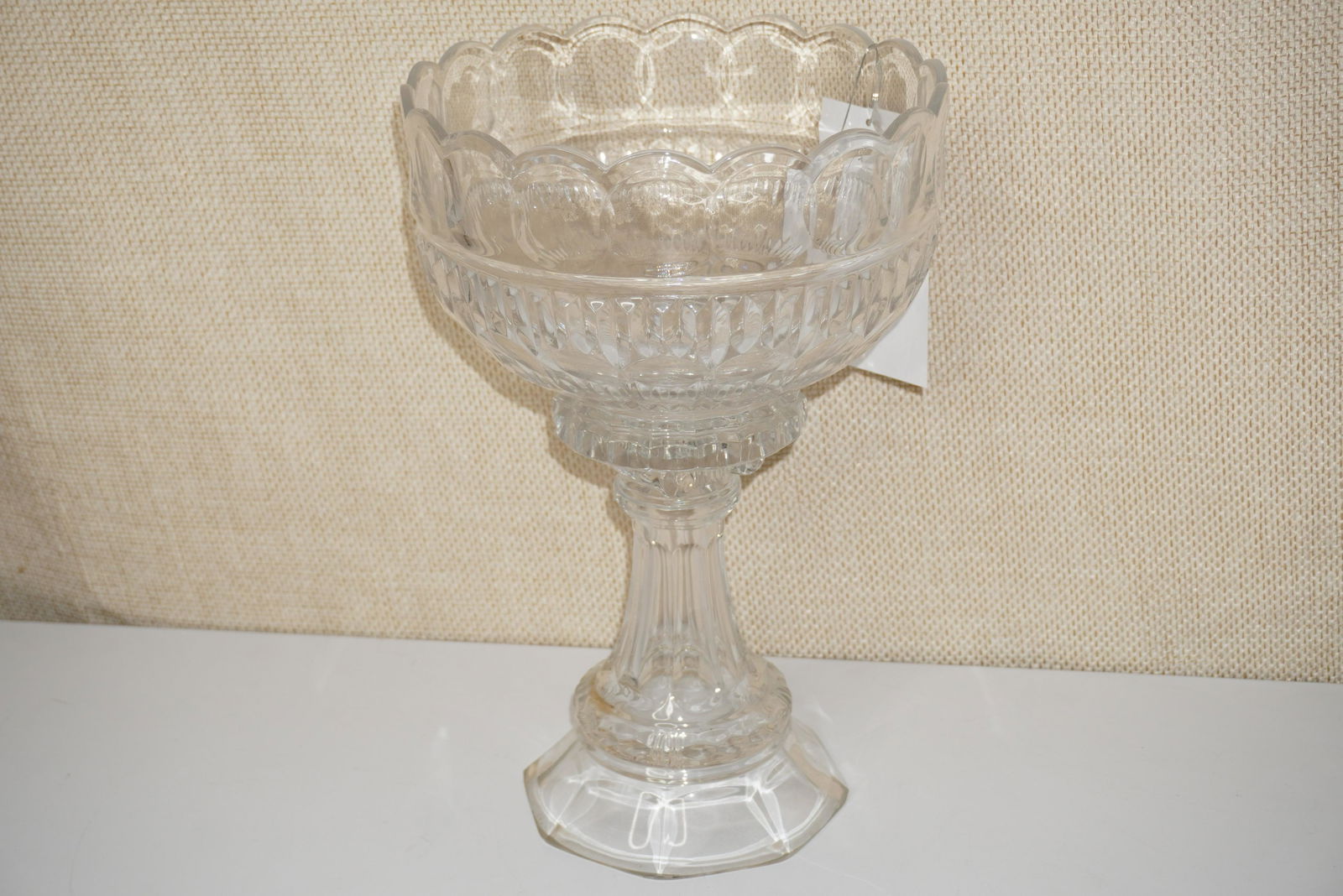 CUT CRYSTAL COMPOTE ON STAND (1 of 3)