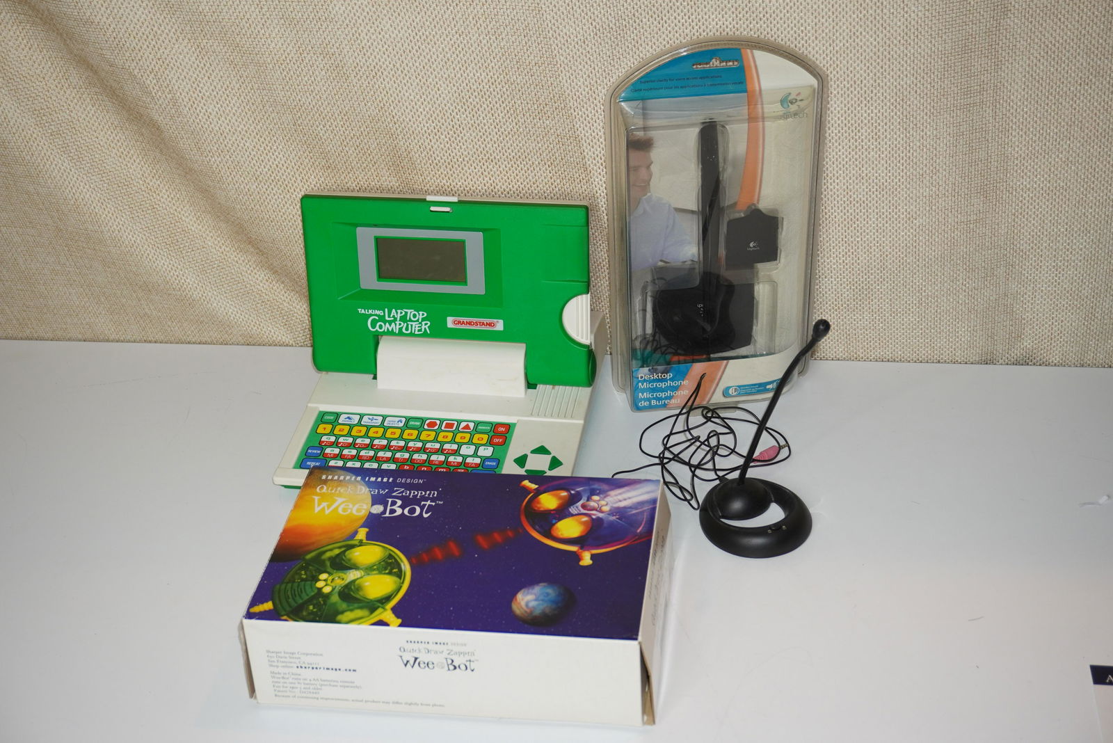 TALKING LAPTOP, WEE BOT, MICROPHONES (1 of 5)