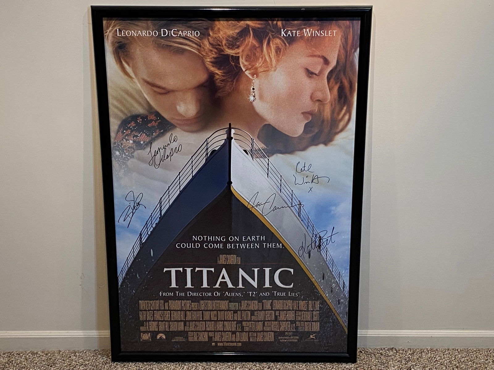 Certified Titanic Cast Autographed Framed Poster (1 of 13)