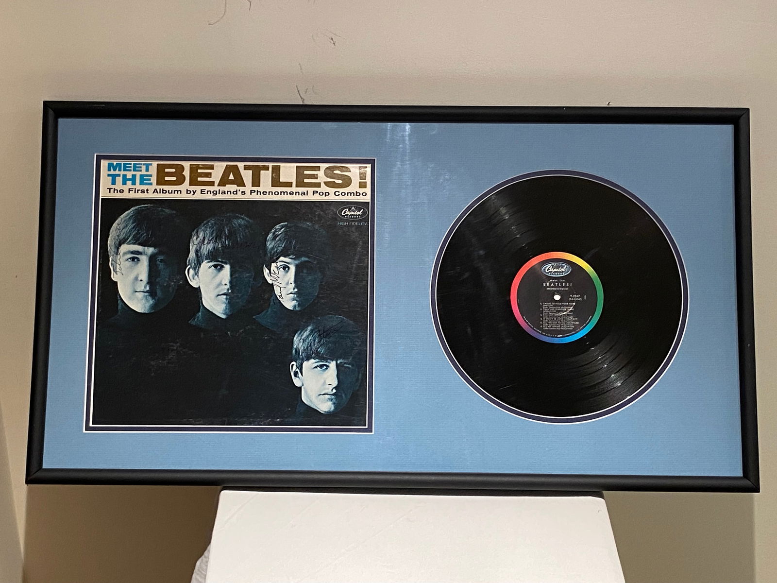 Certified Meet The Beatles! Band Signed Framed Album (1 of 11)