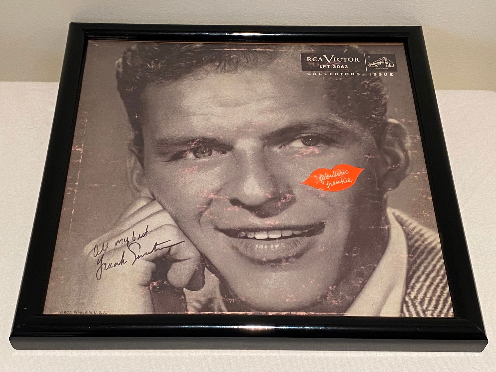 Certified Frank Sinatra Signed "Fabulous Frankie" Collectors Issue Album Cover (1 of 6)