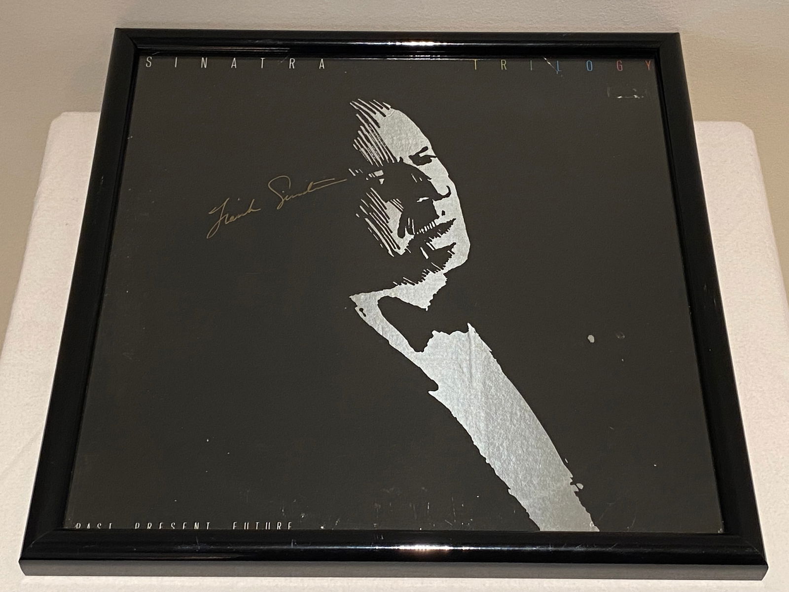 Certified Frank Sinatra Signed " Sinatra Trilogy" Album Cover (1 of 9)
