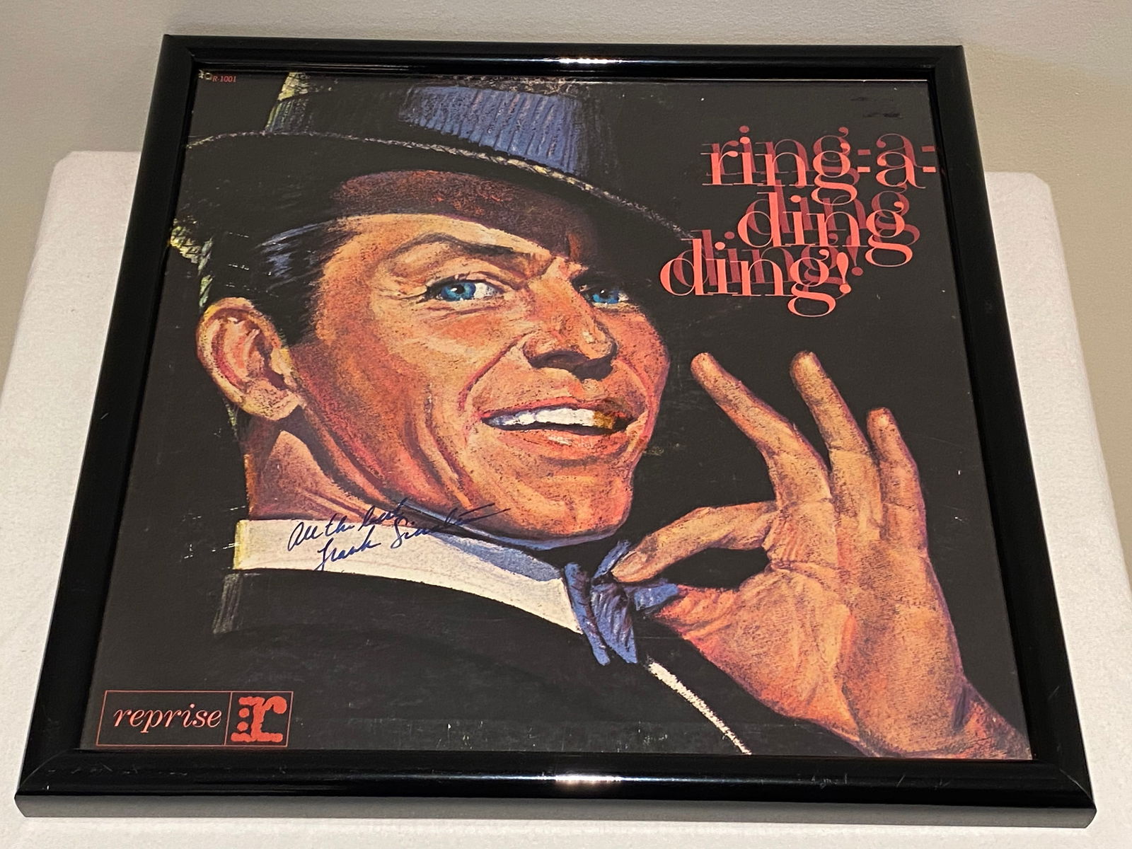 Certified Frank Sinatra Signed "Ring-A-Ding Ding!"  Album Cover (1 of 8)