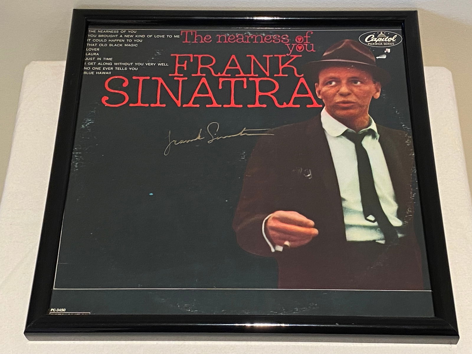 Certified Frank Sinatra Signed " The Nearness of You " Album Cover (1 of 8)
