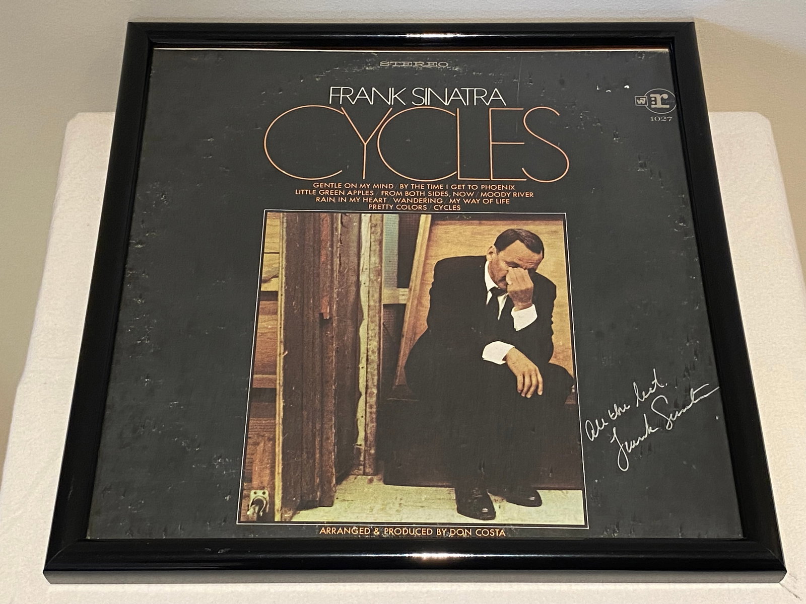 Certified Frank Sinatra Signed "Cycles"  Album Cover (1 of 7)