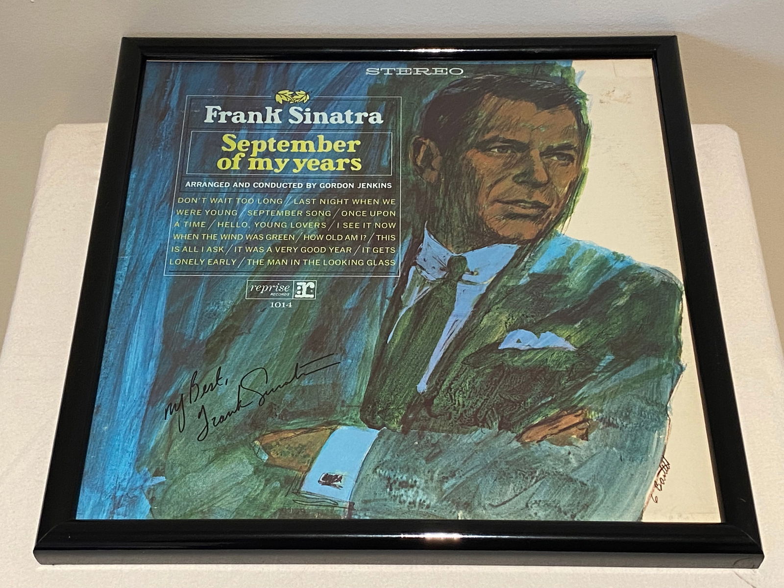 Certified Frank Sinatra Signed "September of My Years"  Album Cover (1 of 6)