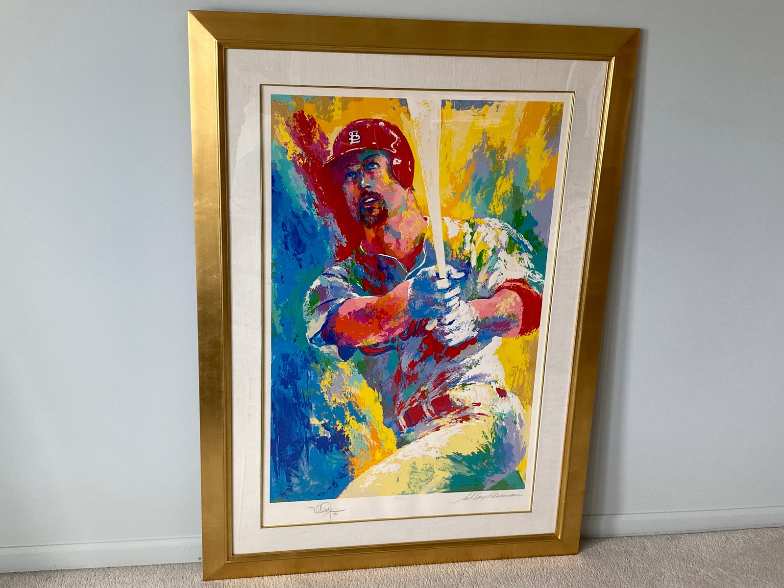 Certified Mark McGwire 20 Signed LeRoy Neiman Serigraph (1 of 13)