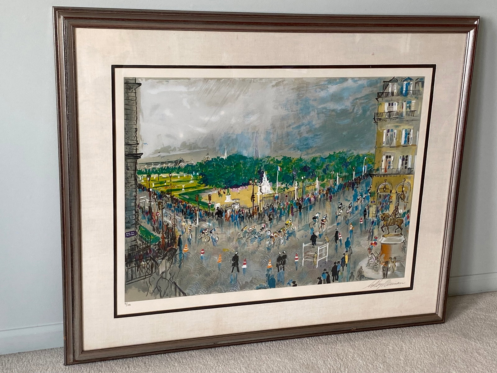 LeRoy Neiman Signed and Numbered "Tour De France Serigraph" (1 of 8)