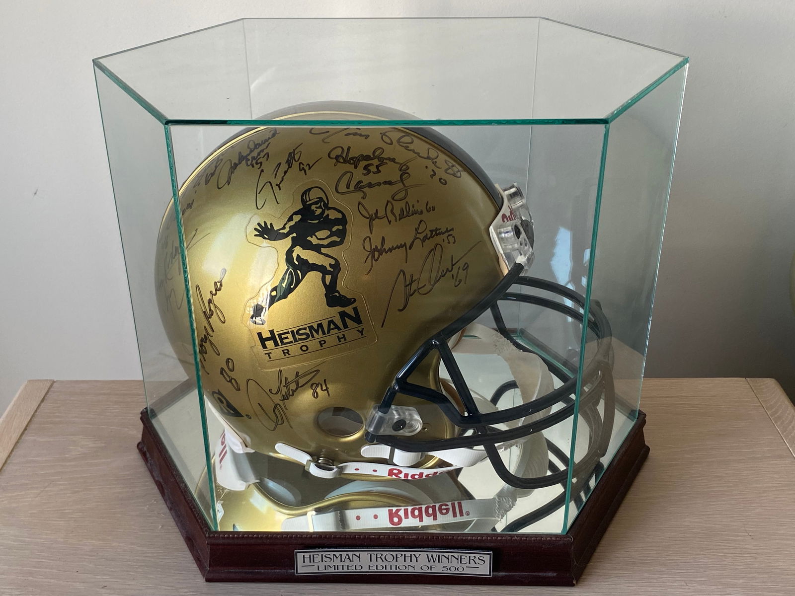 Certified Heisman Trophy Winners signed Full Size ProLine Helmet 28 Autographs (1 of 14)